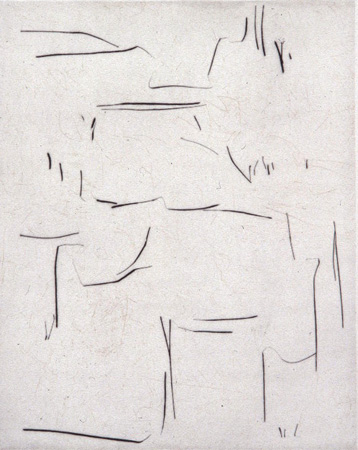 李禹煥 作《廃墟へ１》